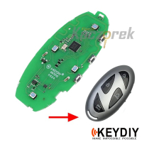 Keydiy 640 - ZB72-7 - klucz surowy - pilot